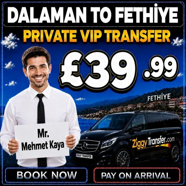 Best price Dalaman Airport to Fethiye private transfer